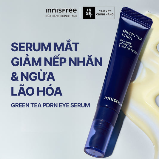 Serum mắt giảm nếp nhăn & ngừa lão hóa INNISFREE GREEN TEA PDRN EYE SERUM