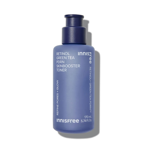 Nước cân bằng PDRN tế bào gốc trà xanh cho da căng bóng, đàn hồi INNISFREE Retinol Green Tea PDRN SkinBooster Toner 170mL