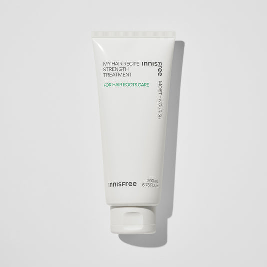 Kem ủ dưỡng chân tóc innisfree My Hair Recipe Strength Treatment For Hair Roots Care 200 mL