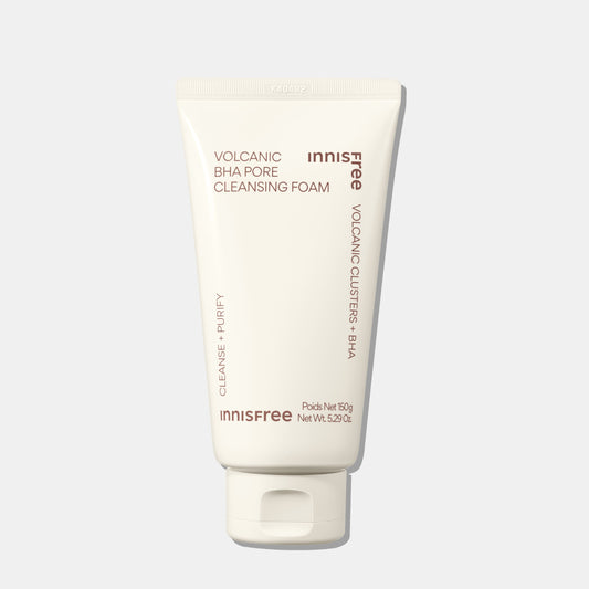 Sữa rửa mặt tro núi lửa sạch sâu se khít lỗ chân lông INNISFREE Volcanic Pore BHA Cleansing Foam 150g