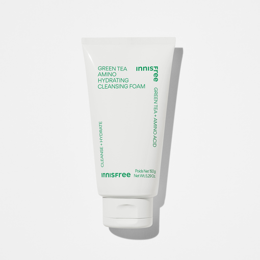 Sữa rửa mặt trà xanh sạch sâu ẩm mịn INNISFREE Green Tea Amino Cleansing Foam 150g
