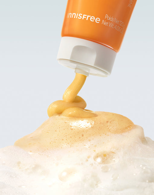 Sữa rửa mặt kem dẻo sạch sâu sáng da dịu nhẹ INNISFREE Vitamin C Brightening Mask-to-Foam