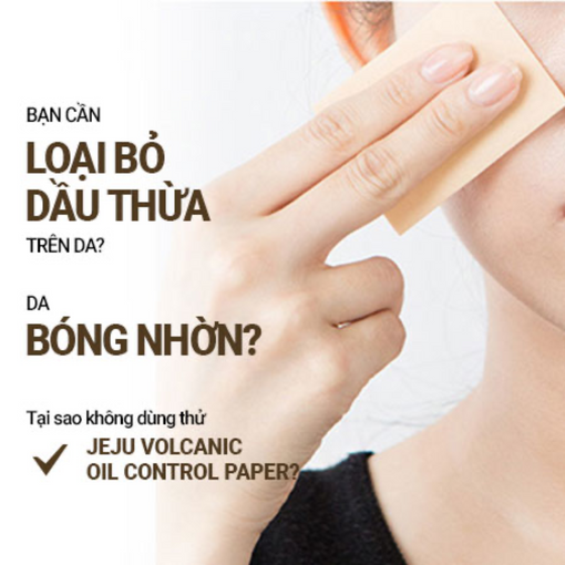 Giấy thấm dầu - Jeju Volcanic Oil Control 50p