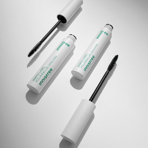 Mascara thuần chay, làm dài và cong mi innisfree Simple Label Volume & Curl Mascara 7.5 g