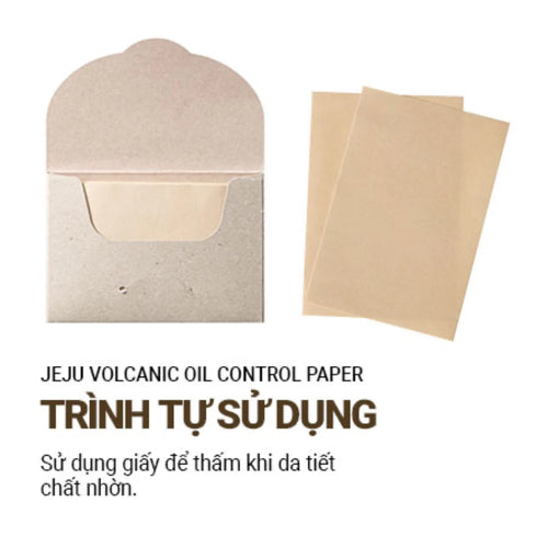 Giấy thấm dầu - Jeju Volcanic Oil Control 50p