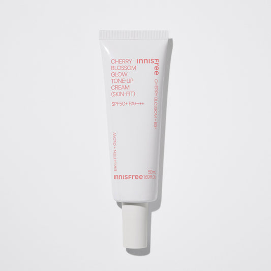 Kem dưỡng ẩm nâng tông làm sáng da và chống nắng INNISFREE Cherry Blossom Skin-Fit Tone-up Cream SPF50+ PA++++ 50 mL