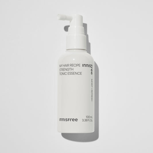 Xịt dưỡng tóc innisfree My Hair Recipe Strength Tonic Essence For Hair Roots Care 100 mL