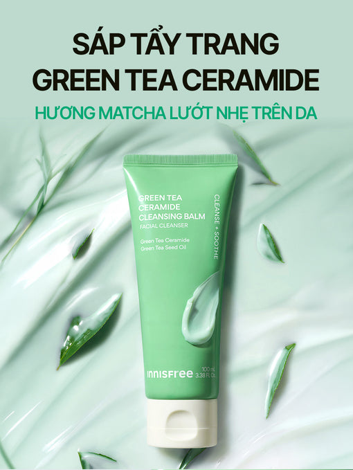 Sáp Tẩy Trang Green Tea Hương Matcha INNISFREE Green Tea Ceramide Cleansing Balm