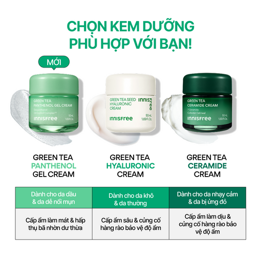 KEM DƯỠNG DẠNG GEL PANTHENOL GEL CREAM LÀM DỊU CẤP ẨM CHO DA DẦU MỤN