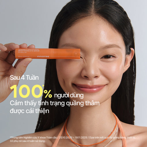 Serum Mắt Dưỡng Sáng, Mờ Thâm INNISFREE Vitamin C Niacinamide Brightening Eyes Serum