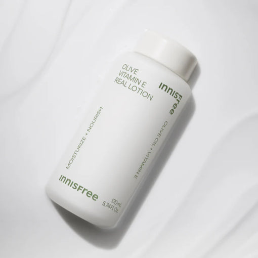 Sữa dưỡng cấp ẩm và chống oxy hóa Innisfree Olive Vitamin E Real Lotion 170ml