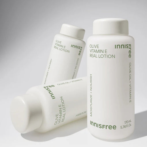 Sữa dưỡng cấp ẩm và chống oxy hóa Innisfree Olive Vitamin E Real Lotion 170ml