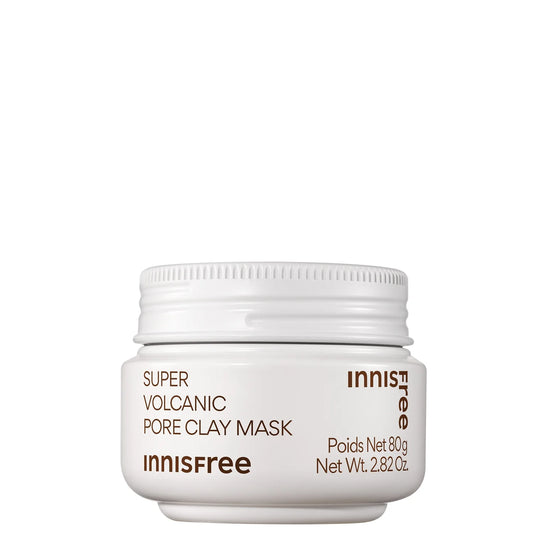 Siêu mặt nạ đất sét tro núi lửa giảm nhờn, thu nhỏ lỗ chân lông INNISFREE Super Volcanic Pore Clay Mask 80mL