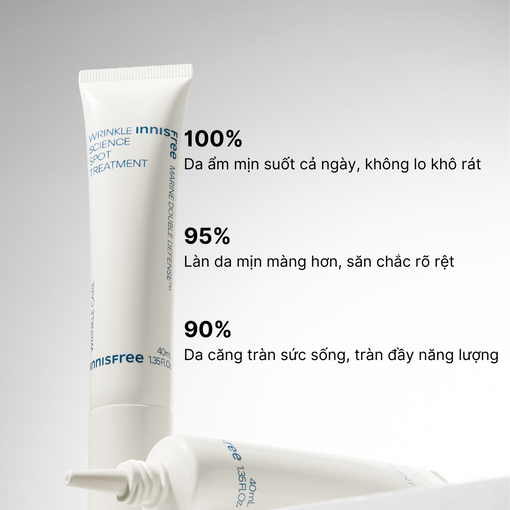 Tinh chất đặc trị nếp nhăn tảo biển INNISFREE Wrinkle Science Spot Treatment 40 mL