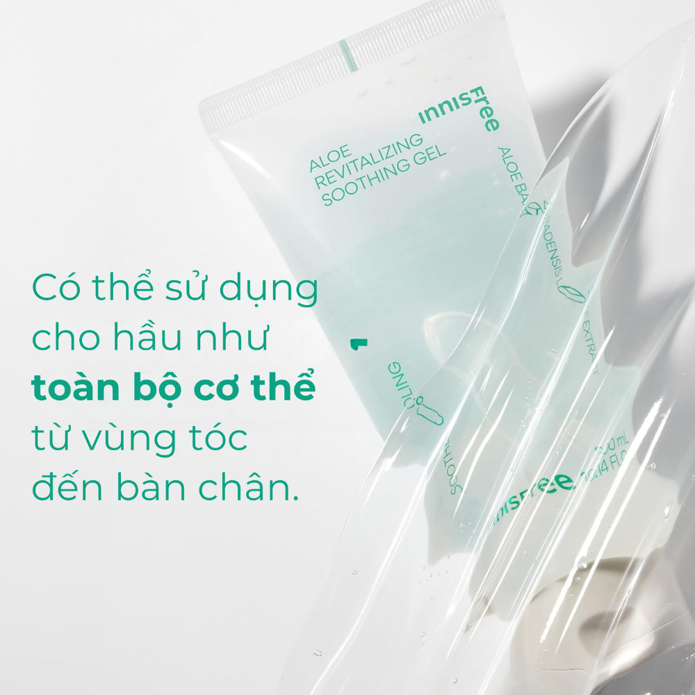 Gel nha đam dưỡng da innisfree Aloe Revital Soothing Gel 300 mL