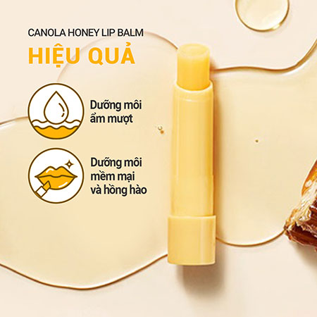 Son dưỡng ẩm không màu INNISFREE Canola Honey Lip Balm 3.5 g