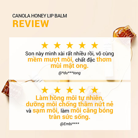Son dưỡng ẩm không màu INNISFREE Canola Honey Lip Balm 3.5 g