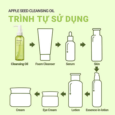  Dầu tẩy trang INNISFREE Apple Seed Cleansing Oil 150 mL