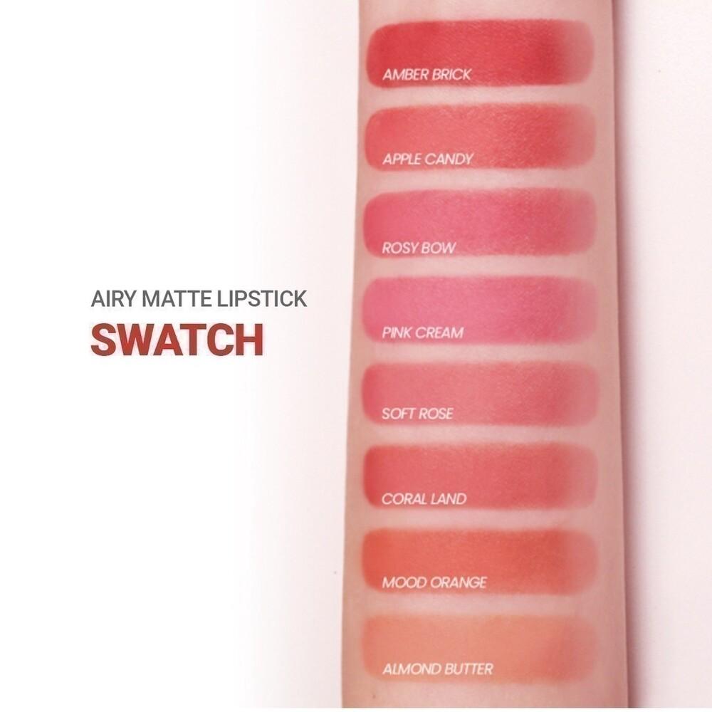 Son lì dạng thỏi mỏng nhẹ INNISFREE Airy Matte Lipstick 3.5g 