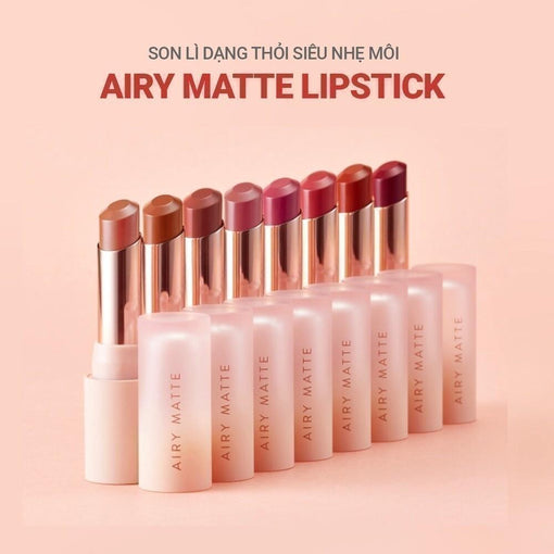 Son lì dạng thỏi mỏng nhẹ INNISFREE Airy Matte Lipstick 3.5g 
