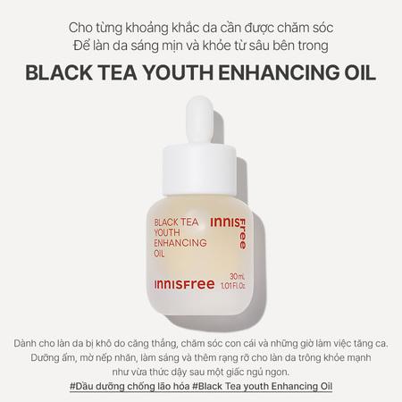 Tinh Dầu Dưỡng Chống Lão Hoá Từ Trà Đen INNISFREE Black Tea Youth Enhancing Oil