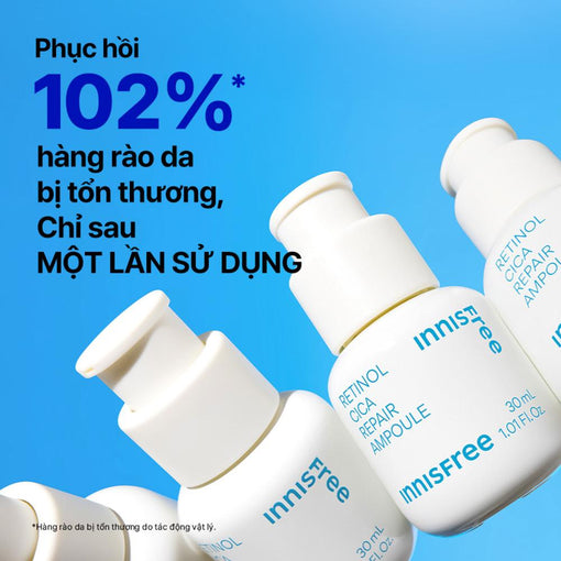 Serum Kiểm Soát Dầu Mụn Cho Da Láng Mịn INNISFREE Retinol Cica Repair Ampoule 50mL