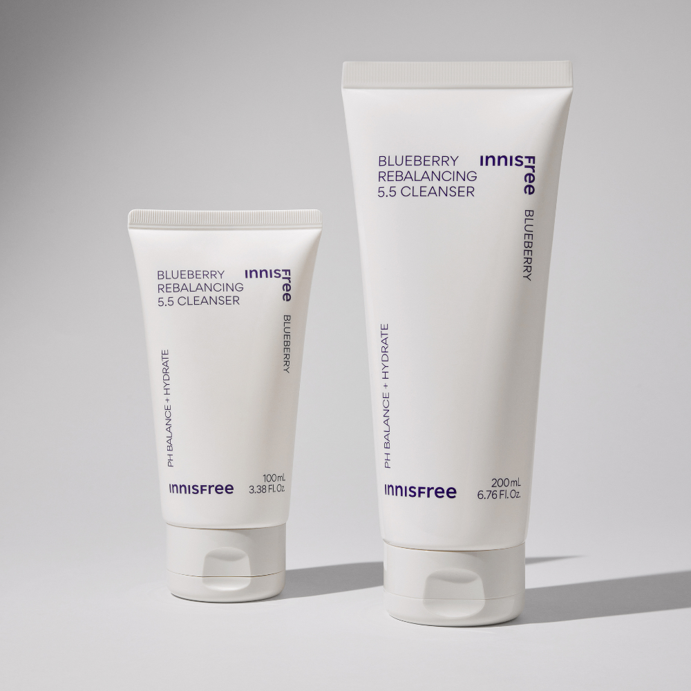 Sữa rửa mặt cân bằng giữ ẩm da INNISFREE Blueberry Rebalancing 5.5 Cleanser 200 mL