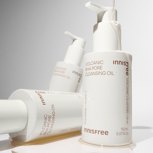 Dầu tẩy trang tro núi lửa sạch sâu se khít lỗ chân lông INNISFREE VOLCANIC BHA PORE CLEANSING OIL 150mL