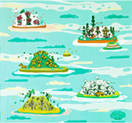 Thể hiện vẻ đẹp hài hòa của ngựa và hoa dại Jeju.