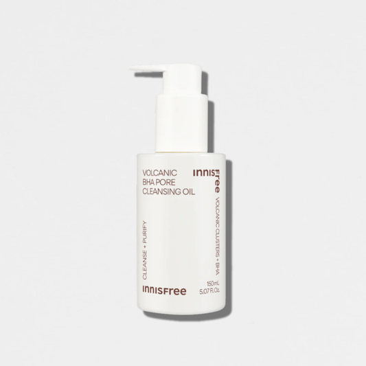 Dầu tẩy trang tro núi lửa sạch sâu se khít lỗ chân lông INNISFREE VOLCANIC BHA PORE CLEANSING OIL 150mL