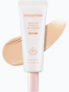 Kem Chống Nắng Nâng Tông Kiềm Dầu INNISFREE Daily UV Tone Up No Sebum Sun Cream Pink SPF50+ PA++++ 50ml