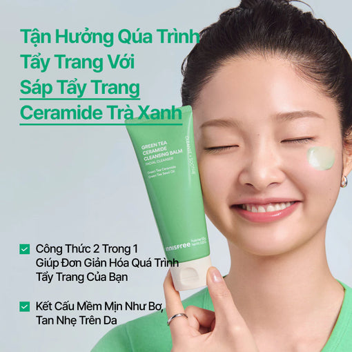 Sáp Tẩy Trang Green Tea Hương Matcha INNISFREE Green Tea Ceramide Cleansing Balm